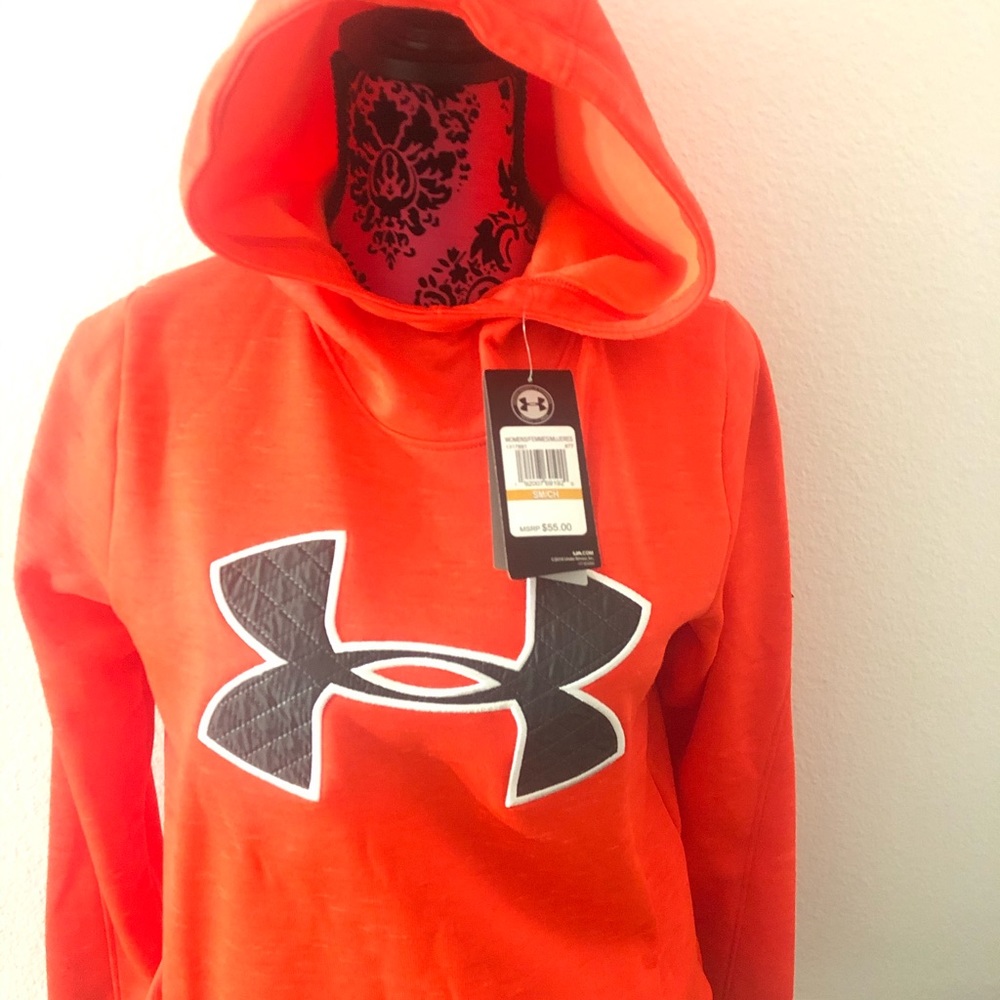 Under Armor sports sweater with hood.